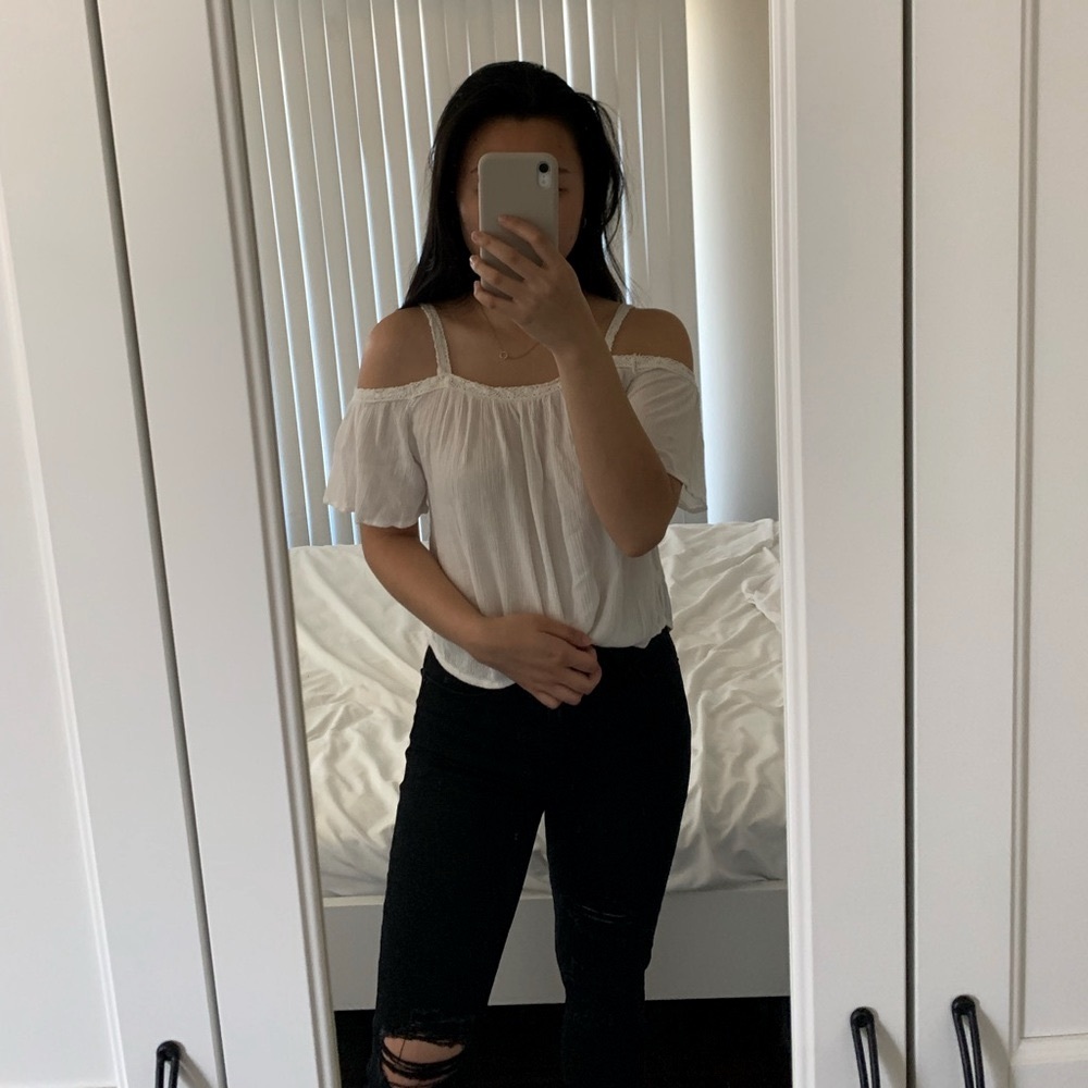 Off-the-Shoulder Flowy Top